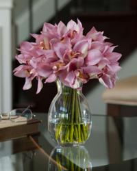 deluxe silk cymbidium arrangement